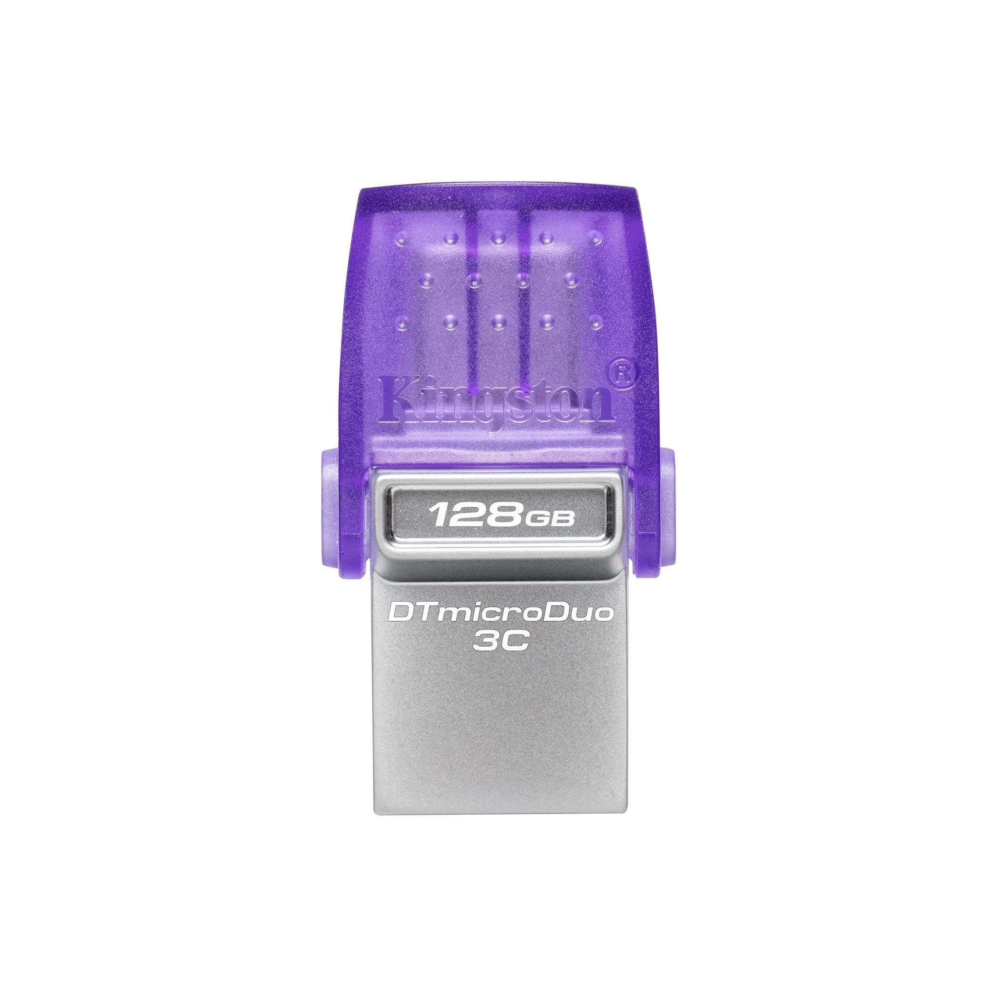 Kingston Data Traveler MicroDuo 3C DTDUO3CG3/128GB 128 GB USB 3.2 Gen 1 Flash Bellek