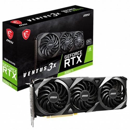 MSI GeForce RTX 3060 Ti Ventus 3X 8G OC LHR 8GB GDDR6 256Bit Ekran Kartı