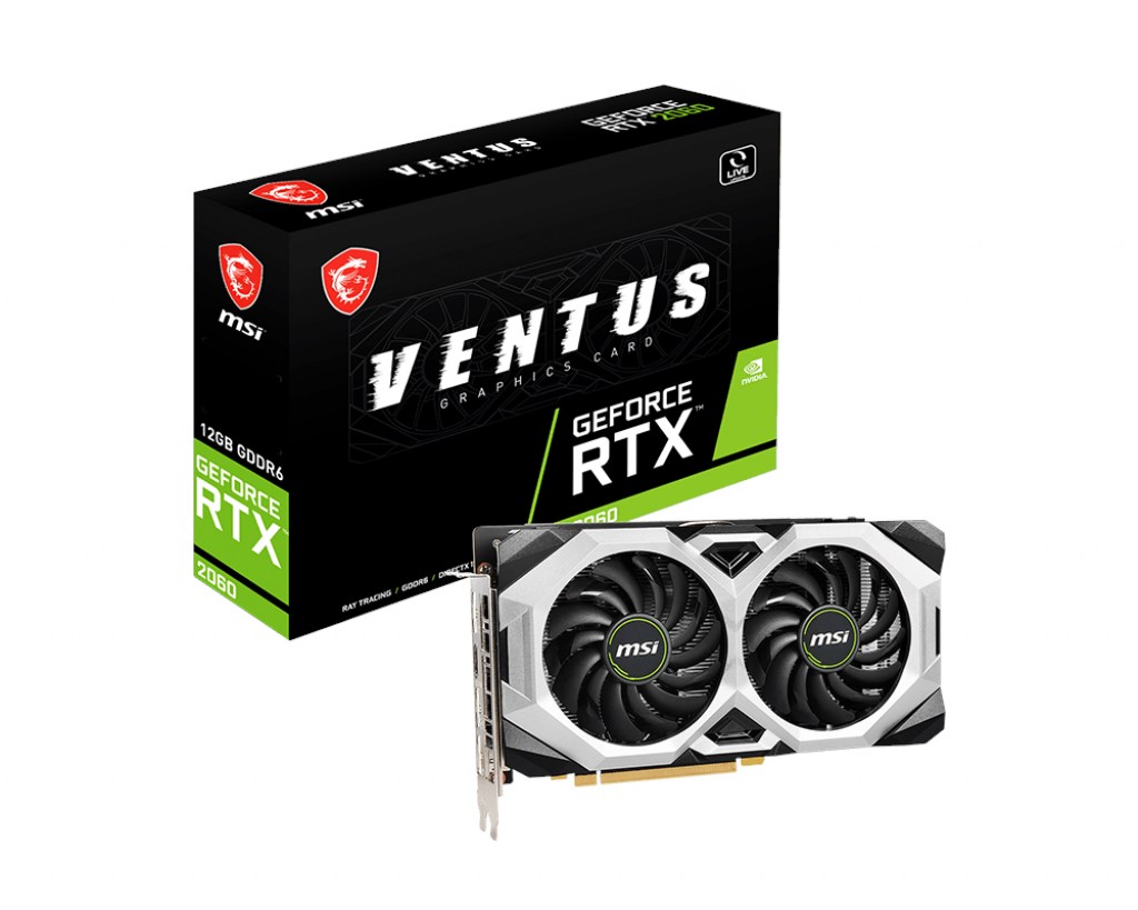 MSI GeForce RTX 2060 Ventus 12G 12GB GDDR6 192Bit Ekran Kartı 