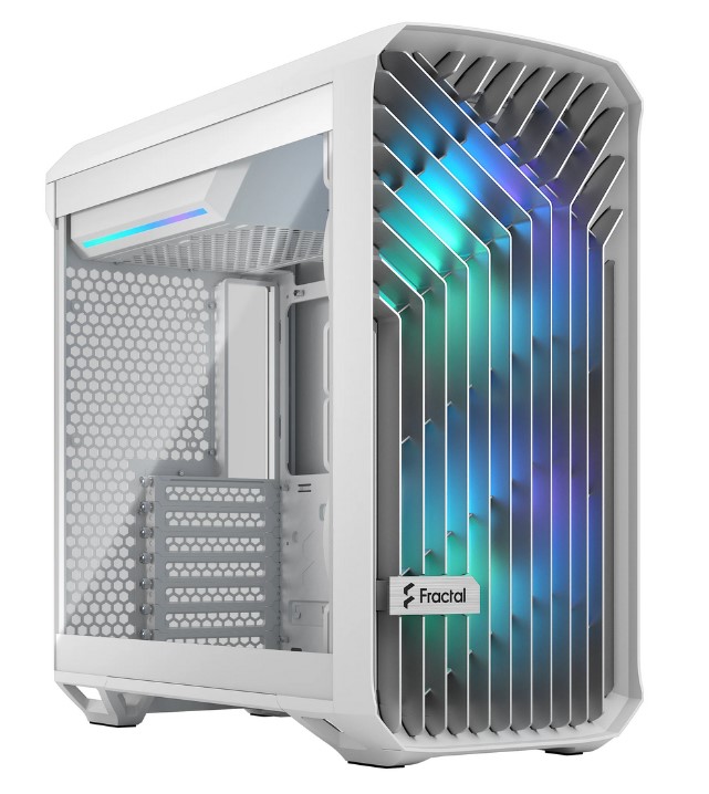 Fractal Design Torrent Compact Beyaz RGB Temper Camlı Oyuncu Bilgisayar Kasas - FD-C-TOR1C-05