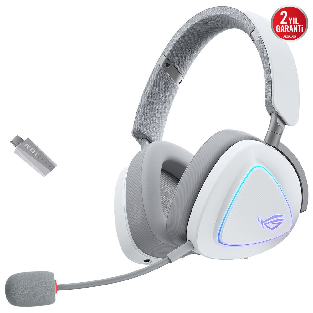 ASUS ROG Delta II Beyaz Kablosuz Gaming Kulaklık