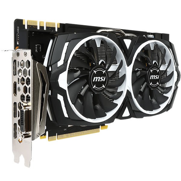 MSI GeForce GTX 1080 ARMOR 8G OC 8GB GDDR5X 256Bit HDMI DP 16x