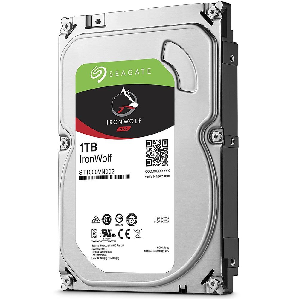 Seagate ST1000VN002 IronWolf 1TB 64MB 5900Rpm 3.5 SATA 3 NAS 180MB/s