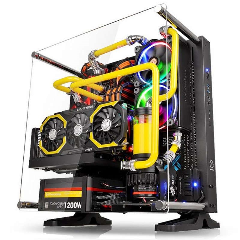 Thermaltake CA-1G4-00M1WN-00 Core P3 Uzay Montaj Siyah USB 3.0 Kasa