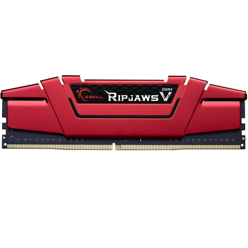 G.SKILL F4-2400C15S-16GVR Ripjaws V Kırmızı 16GB DDR4 2400Mhz CL15 Single