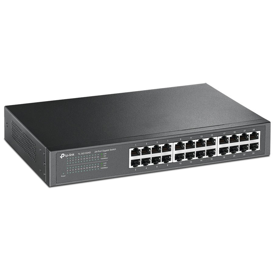 TP-LINK TL-SG1024D 24-Port Gigabit Masaüstü/Rackmount Switch