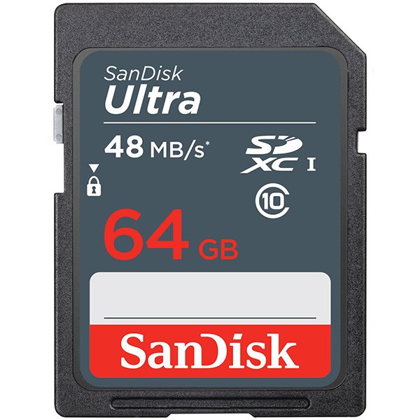 SanDisk SDSDUNB-064G-GN3IN Ultra 64GB SDXC UHS-I 48MB Secure Digital Bellek Kartı