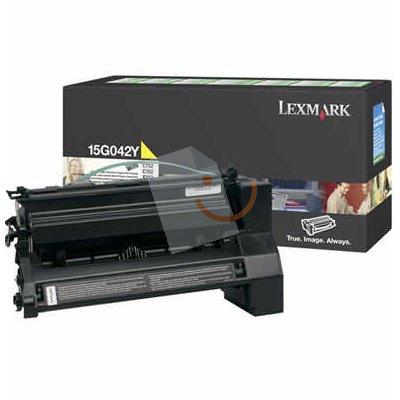 Lexmark 15G042Y Sarı Toner C752 C762 X752E X762E