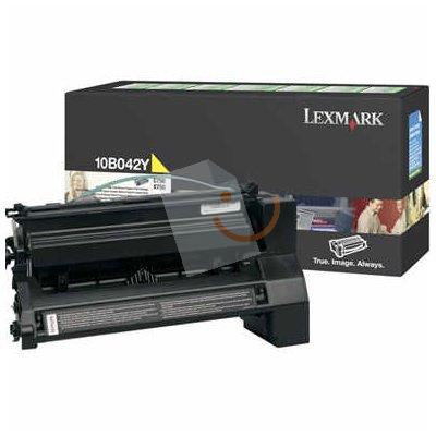 Lexmark 10B042Y Sarı Toner C750 X750E