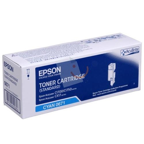 Epson 50671 Cyan Mavi Toner C1700 C1750 CX17