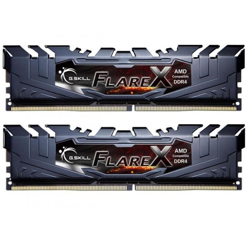 G.Skill F4-2400C15D-32GFX Flare X DDR4 2400Mhz CL15 32GB (2x16GB) AMD Ryzen