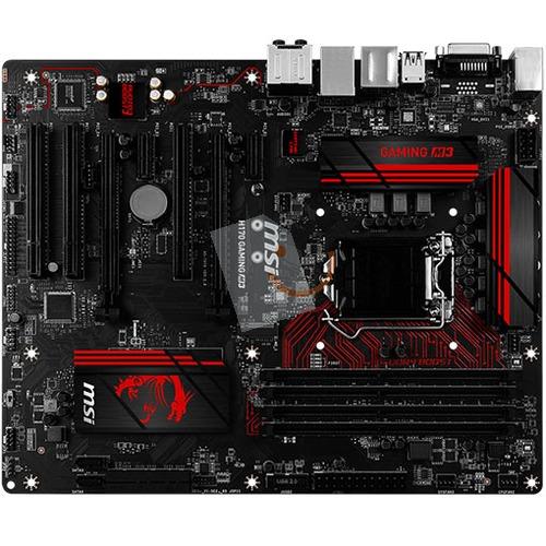 MSI H170 GAMING M3 DDR4 M.2 Killer HDMI DVI 16x Lga1151 ATX