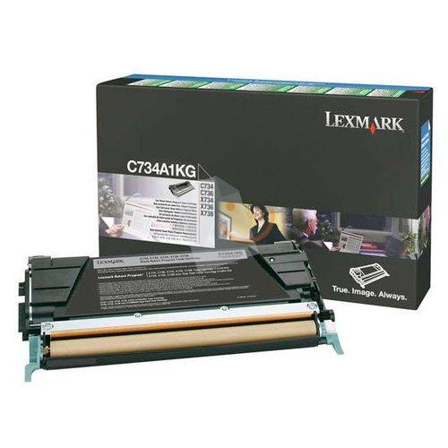 Lexmark C734A1Kg Siyah Toner C734 C736 X734 X736 X738