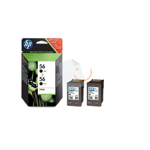 HP 56 C9502AE 2 Li Paket Siyah Kartuş 5550 7150 2210 6110 7960