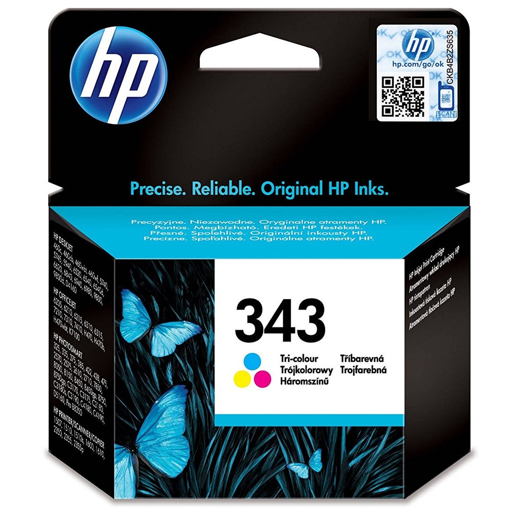 HP 343 C8766EE Üç Renkli Kartuş 5740 6540 6870 8150