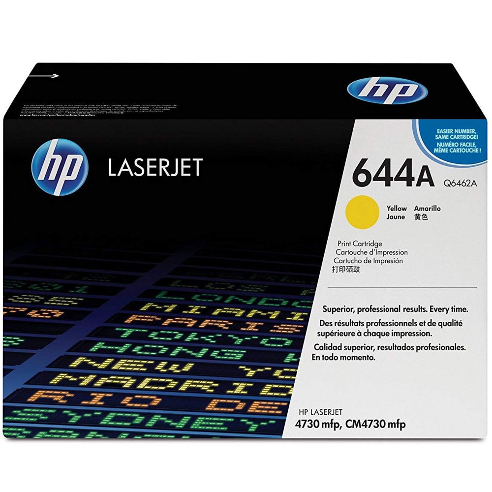 HP Q6462A 644A Sarı Orijinal LaserJet Toner CM4730 MFP