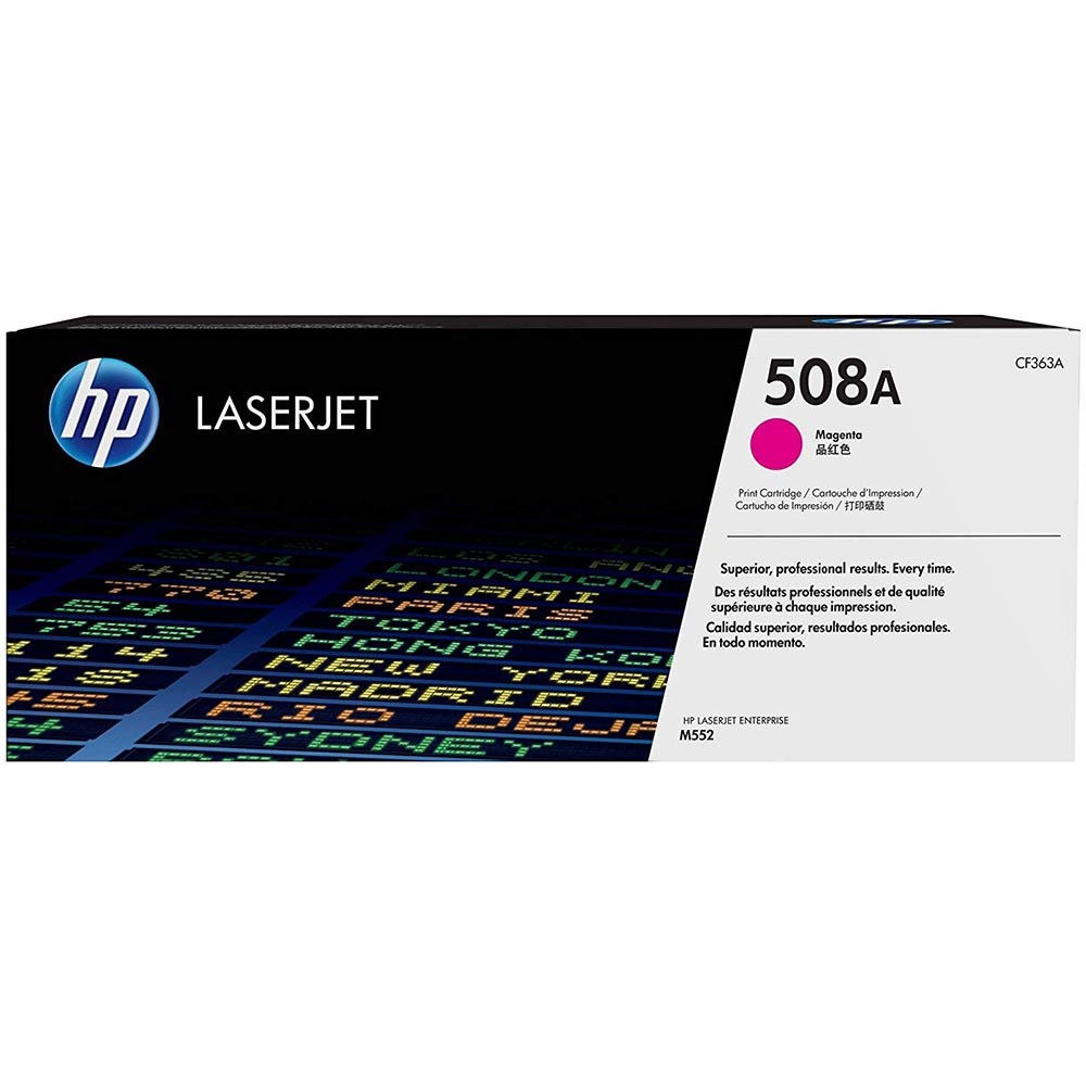 HP 508A CF363A Kırmızı Macenta Orijinal LaserJet Toner M552 M553