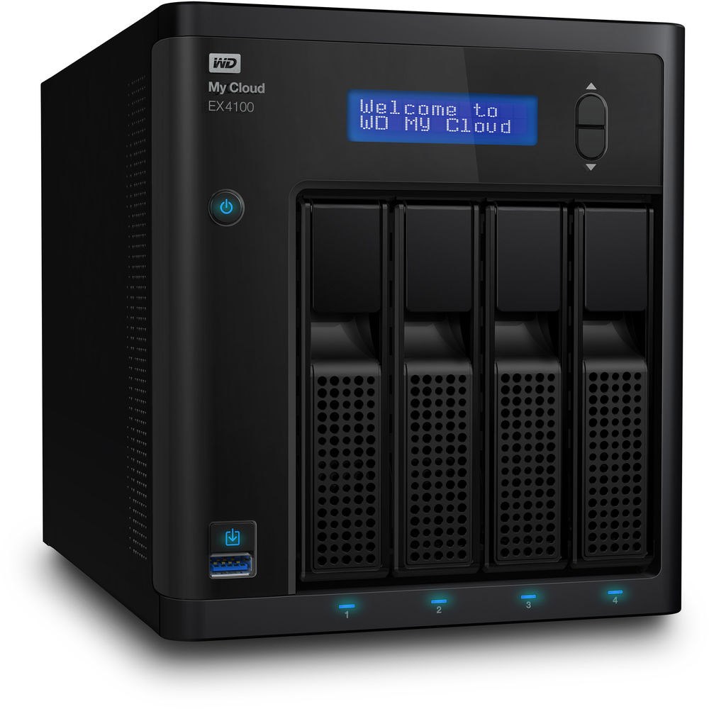 Western Digital WDBWZE0000NBK-EESN My Cloud EX4100 Disksiz 2x Gigabit Ethernet Usb3.0