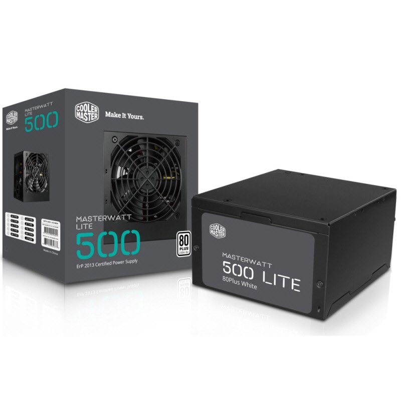 Cooler Master MPX-5001-ACABW-EU MasterWatt Lite 80Plus 500W 12cm Fanlı PSU