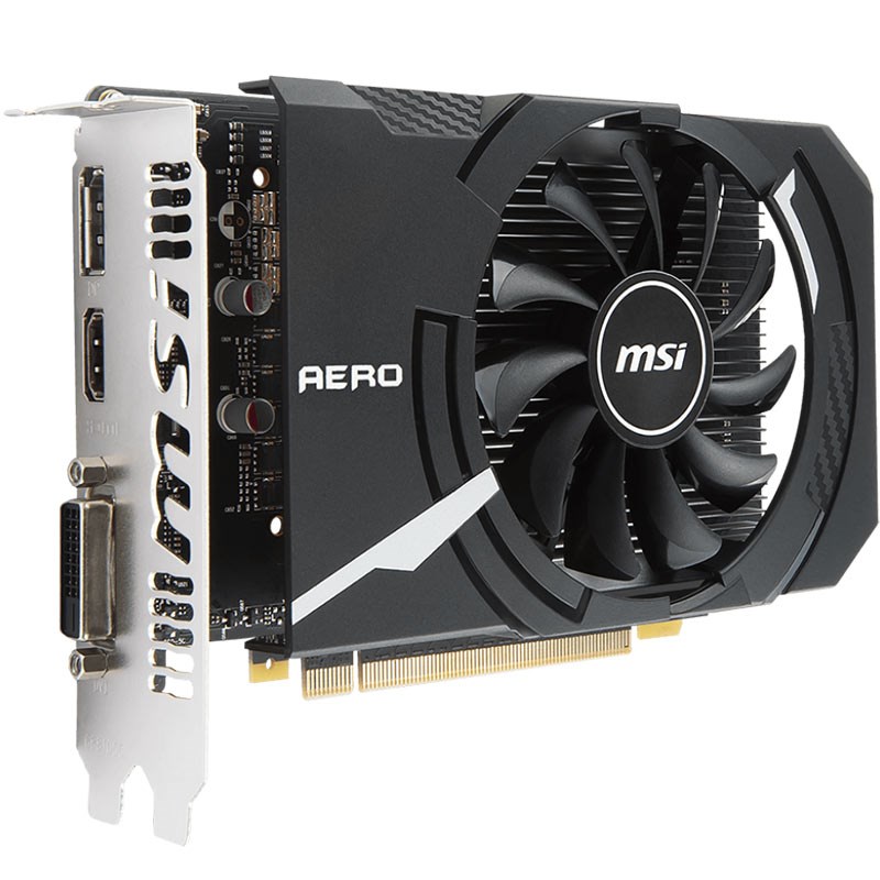 MSI GeForce GTX 1050 Ti AERO ITX 4G OCV1 4GB GDDR5 128Bit 16x