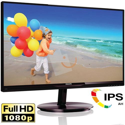 Philips 224E5QSB/01 21.5 Full HD D-Sub DVI AH-IPS Led Siyah Monitör