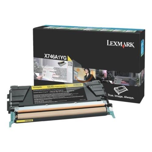 Lexmark X746A1YG Sarı Toner X748de X748dte X746de