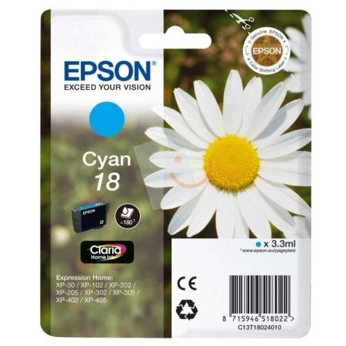 Epson C13T18024020 Mavi Kartuş XP-202 XP-302 XP-305 XP-405 XP-405WH