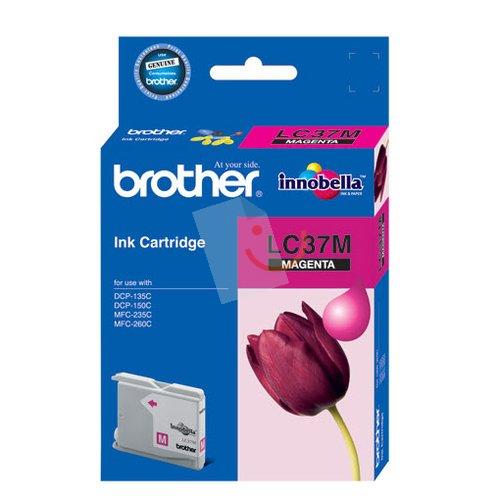 Brother LC-37M DCP-135C DCP-150C MFC-235C MFC-260C Magenta Kırmızı Katuş