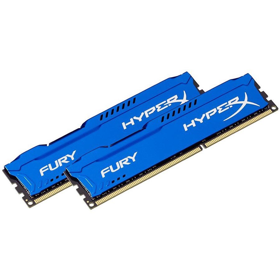 HyperX HX316C10FK2/16 Fury Blue 16GB Kit (2x8GB) 1600MHz DDR3 CL10 PnP Dual Kit