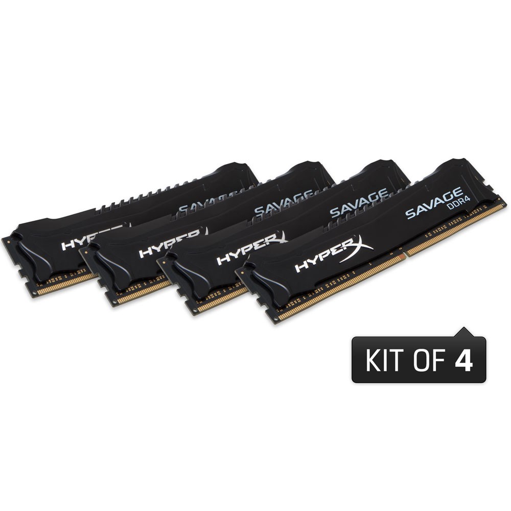 HyperX HX430C15SB2K4/32 Savage 32GB (4x8GB) DDR4 3000MHz CL15 XMP Quad Kit