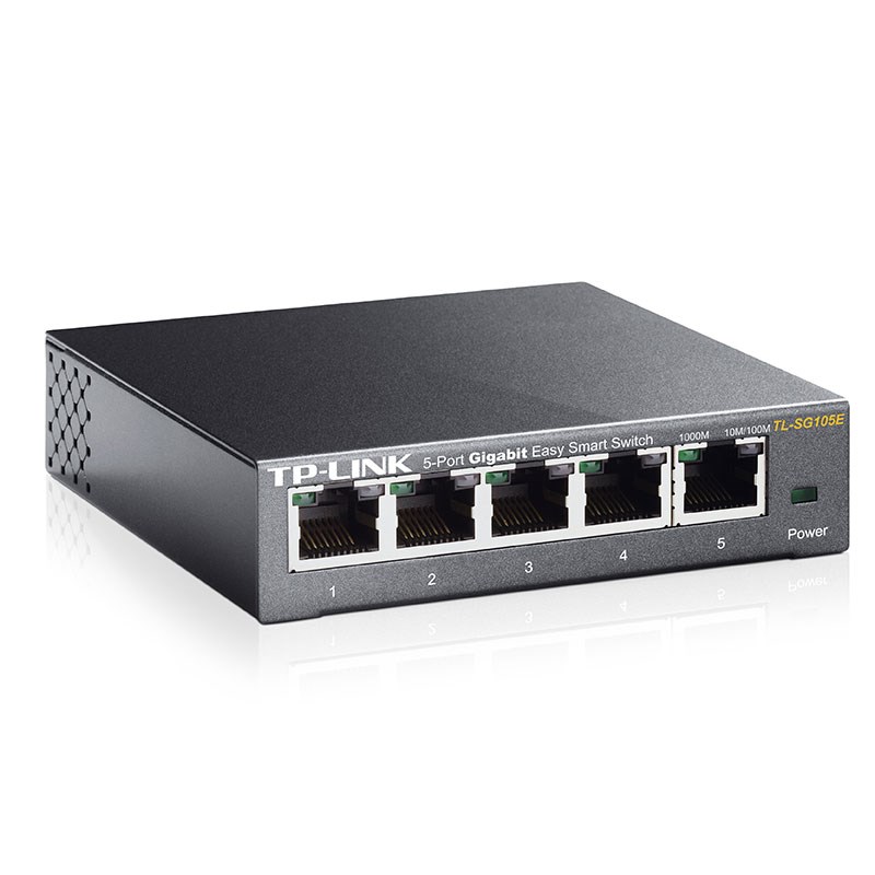 TP-LINK TL-SG105E 5-Port 10/100/1000Mbps Easy Smart Switch