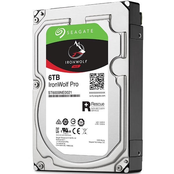 Seagate ST6000NE0021 IronWolf Pro 6TB 256MB 7200Rpm 3.5 Sata3 NAS 214MB/s