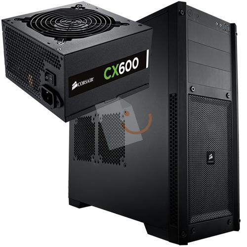 Corsair CC-9011014-600CX Carbide Series 300R CX600 Mid Tower Siyah 600W Kasa