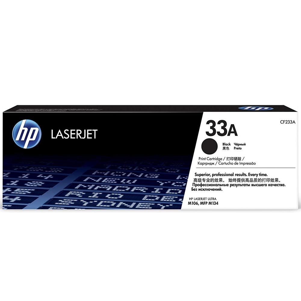 HP CF233A 33A Siyah Orijinal LaserJet Toner M106w M134a