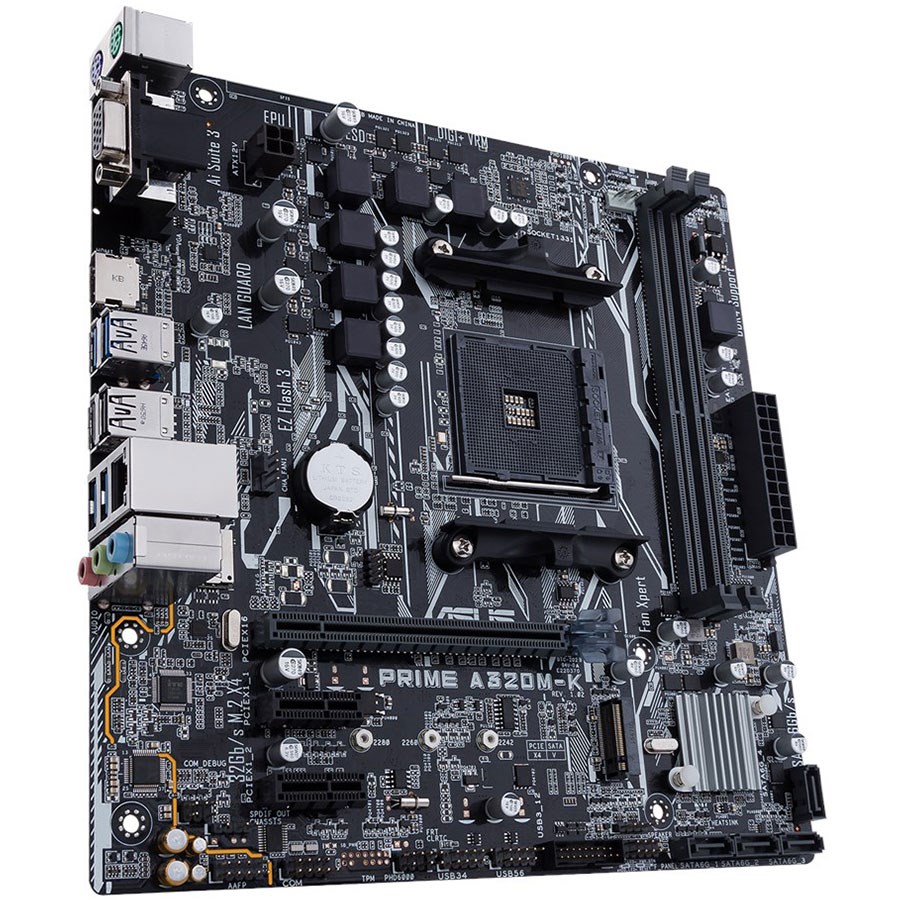 Asus PRIME A320M-K DDR4 M.2 D-Sub HDMI 16x AM4 mATX