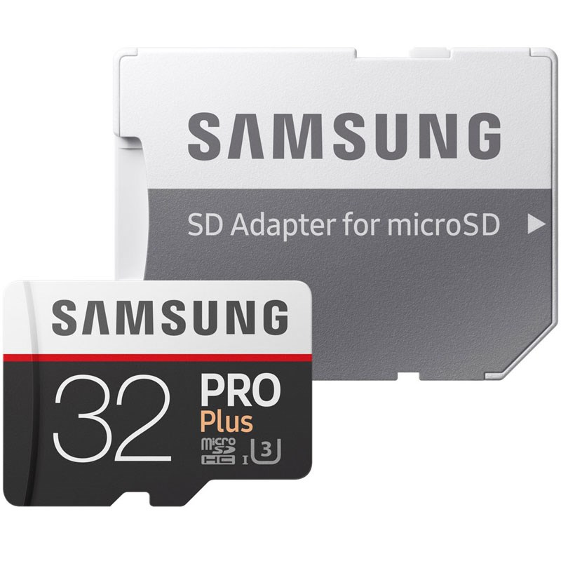 Samsung MB-MD32GA/EU PRO Plus 32GB microSDHC UHS-I U3 C10 100MB Bellek Kartı