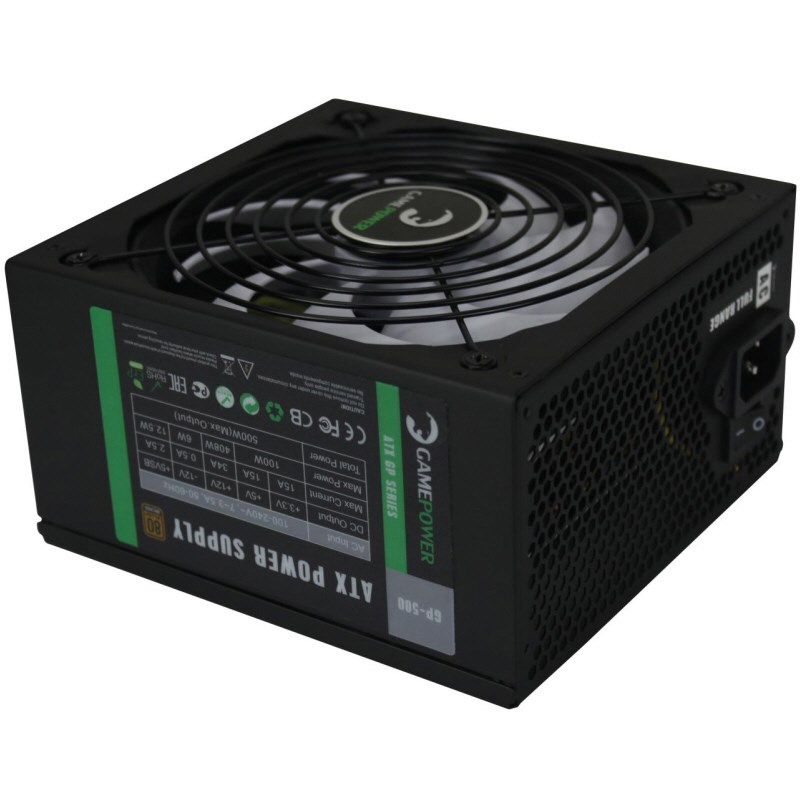 Gamepower GP-500 APFC 14CM 80+ Bronz 500W Psu