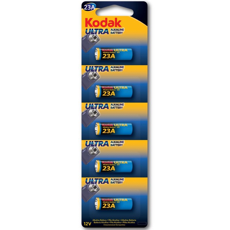 Kodak 30416000-ST-23A-5 Ultra Alkalin 23A 5 Li Paket Pil