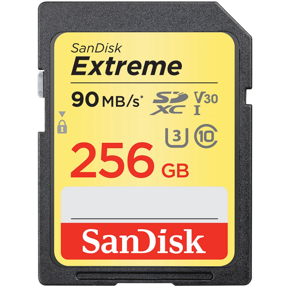 SanDisk SDSDXVF-256G-GNCIN Extreme 256GB SDXC UHS-I C10 U3 V30 Bellek Kartı 90/60Mb