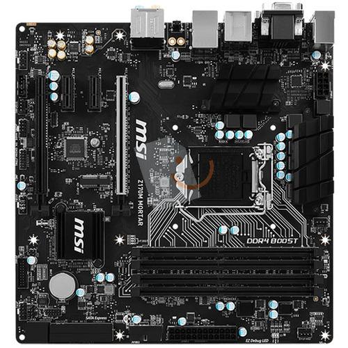 MSI Z170M MORTAR DDR4 M.2 HDMI DVI 16x Lga1151 mAtx