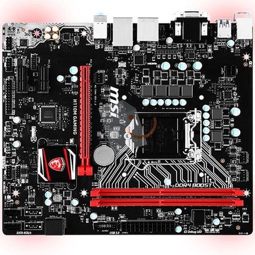 MSI H110M GAMING DDR4 USB 3.1 DVI HDMI Vga 16x Lga1151 mATX