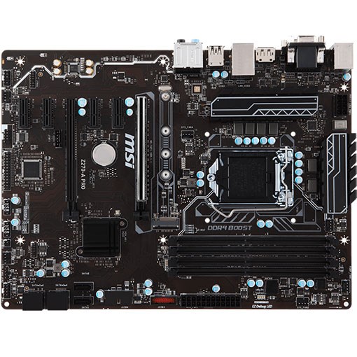 MSI Z270-A PRO DDR4 M.2 DVI DP 16x Lga1151