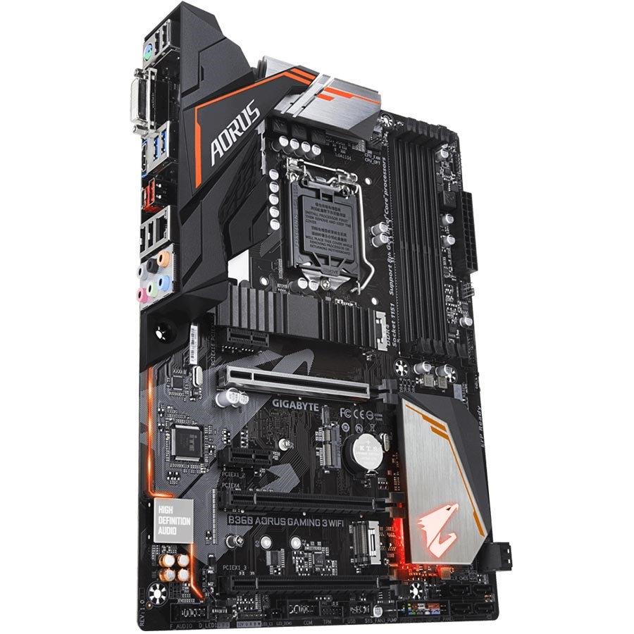 Gigabyte B360 AORUS GAMING 3 WIFI DDR4 M.2 DVI HDMI 16x Lga1151 ATX