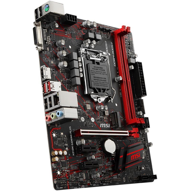 MSI H310M GAMING PLUS DDR4 M.2 HDMI DVI 16x Lga1151 mATX