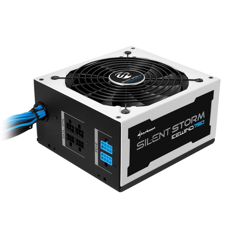 Sharkoon SilentStorm Icewind 750W Beyaz 80+ Bronze Modüler PSU