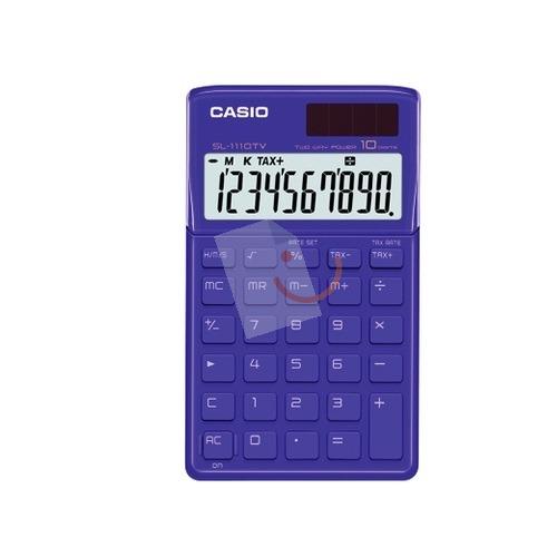 Casio SL-1110TV-BU 10 Hane Cep Tipi Hesap Makinesi