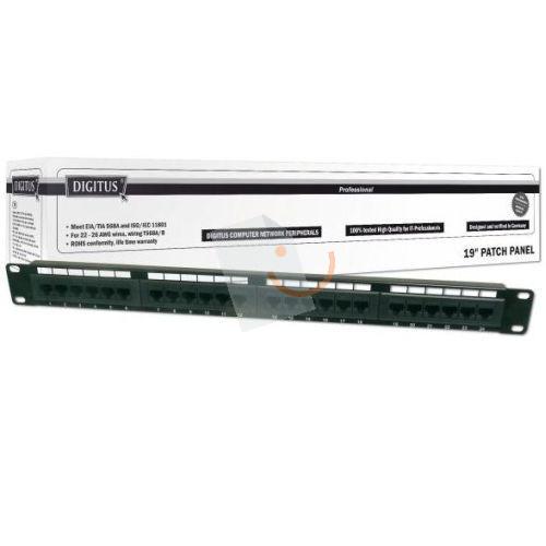 Digitus DN-91524U 19Inch 24 Port UTP Cat-5E Patch Panel 