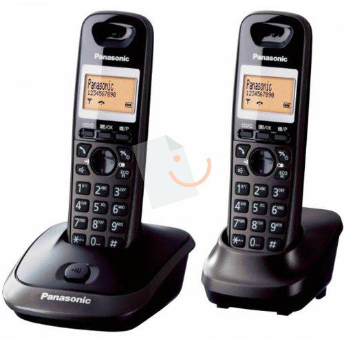 Panasonic KX-TG2512 Siyah Dect Kablosuz Telefon Çift Ahize