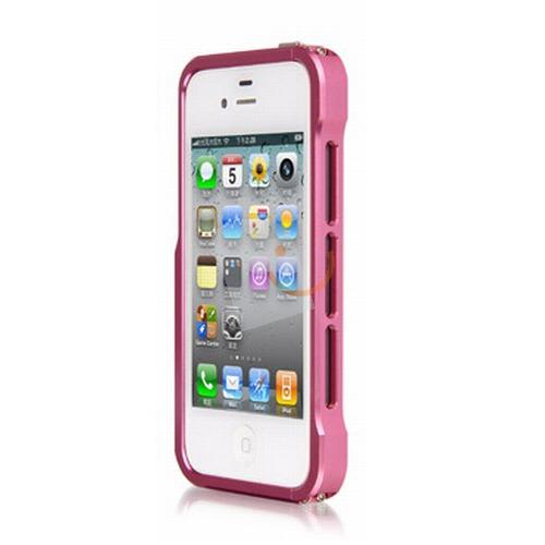 LUXA2 LX-LHA0074-C Alum Armor Pembe iPhone 4s Alüminyum Kılıf