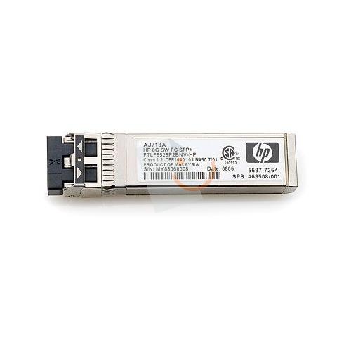 HP AJ718A StorageWorks 8Gb Kısa Dalga Fiber Kanal SFP+ 1 Paketi